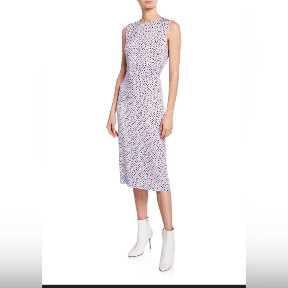Diane Von Furstenberg Alina Slim Sheath Midi Dress